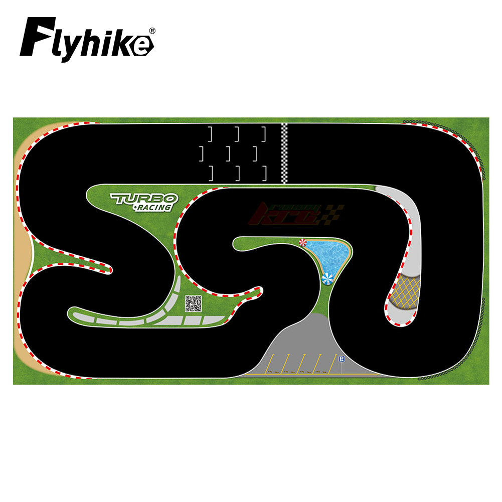 Rc Hobby Track - 160x90cm 180x80CM taşınabilir Turbo yarış kauçuk