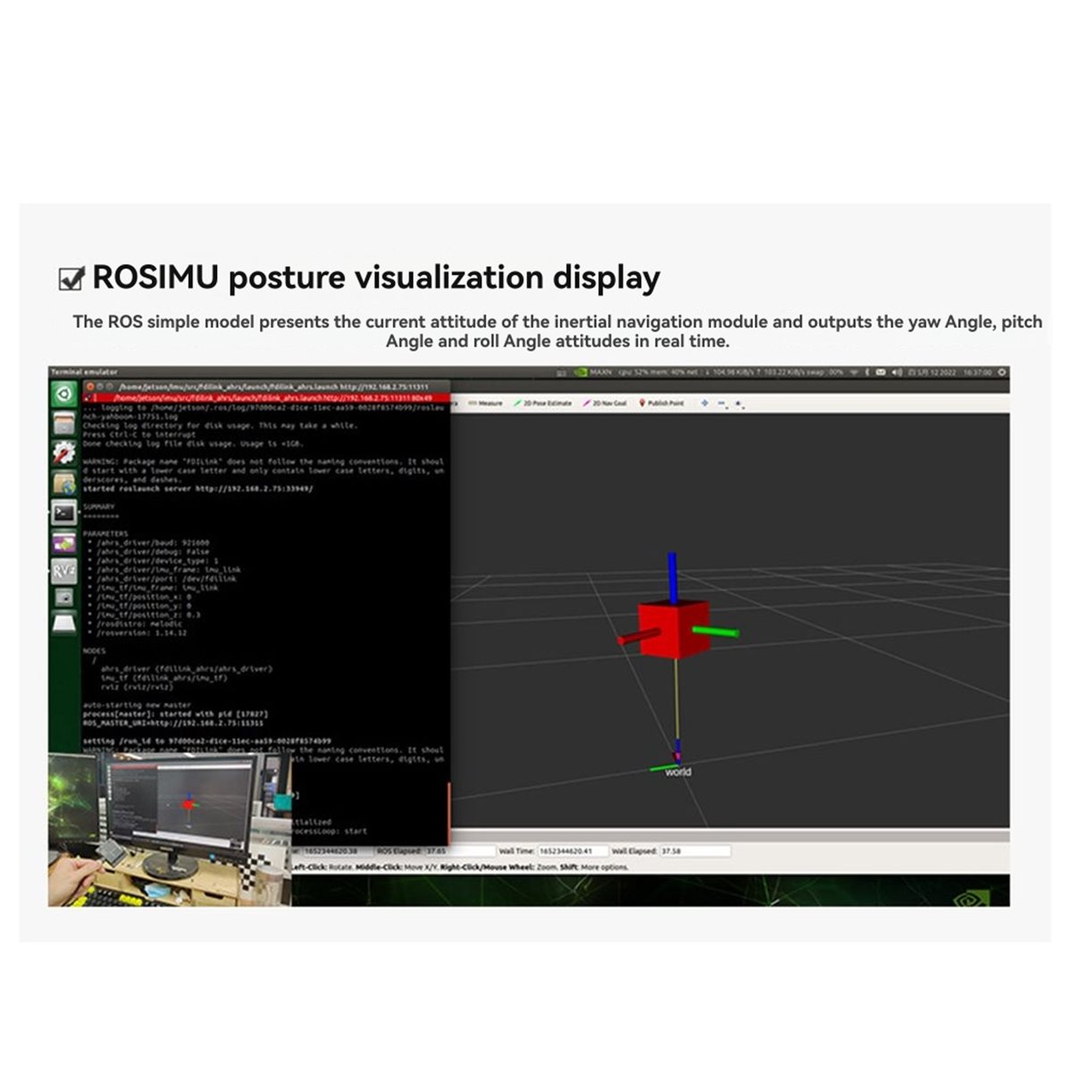 Gyroscope Rc Module - A72Z 10 IMU Ataletsel Navigasyon Modülü
