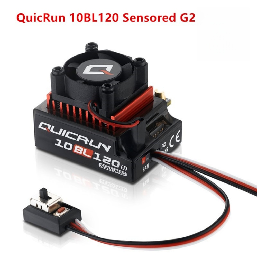Rc Hobby Racing - FATJAY Hobbywing QUICRUN-10BL-120-G2 120A ESC Sensörlü