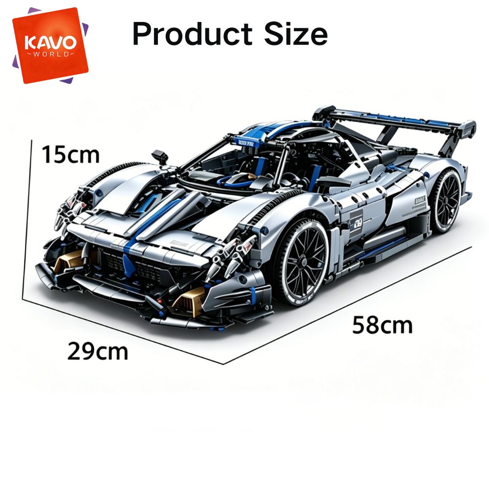 KAVOWORLD 3526 Parça Gümüş Mav - Rc Hobby Track incelemesi ve fiyatı