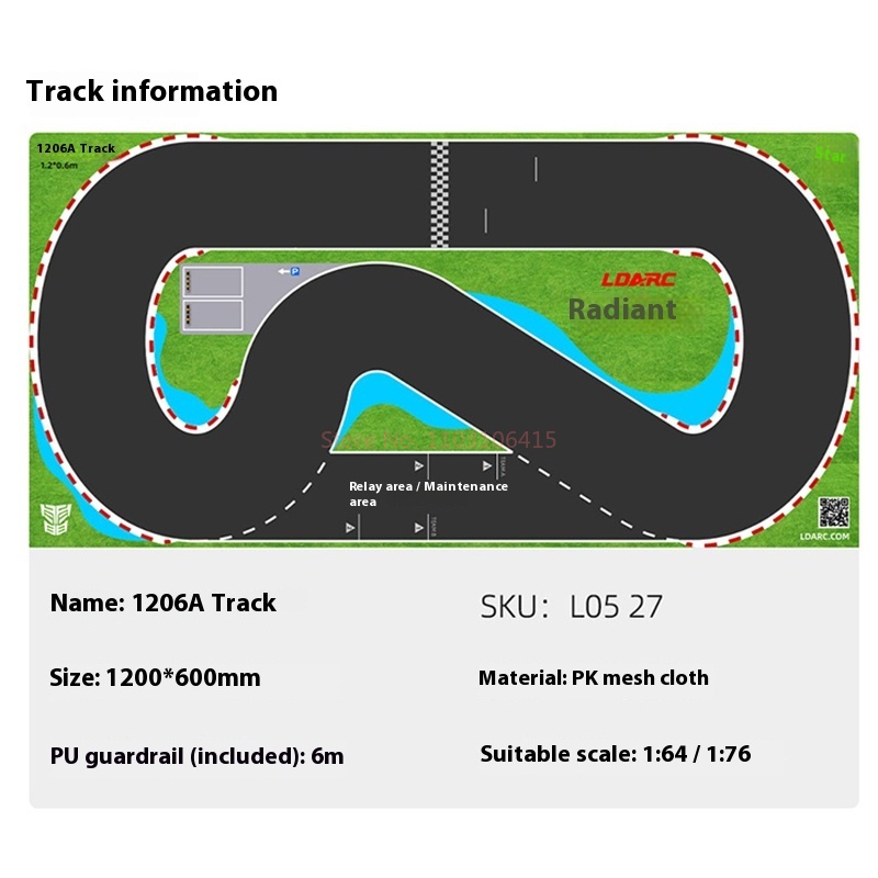 Ldarc Rc V64 1:76 240*120cm Uz - Rc Hobby Track incelemesi ve fiyatı