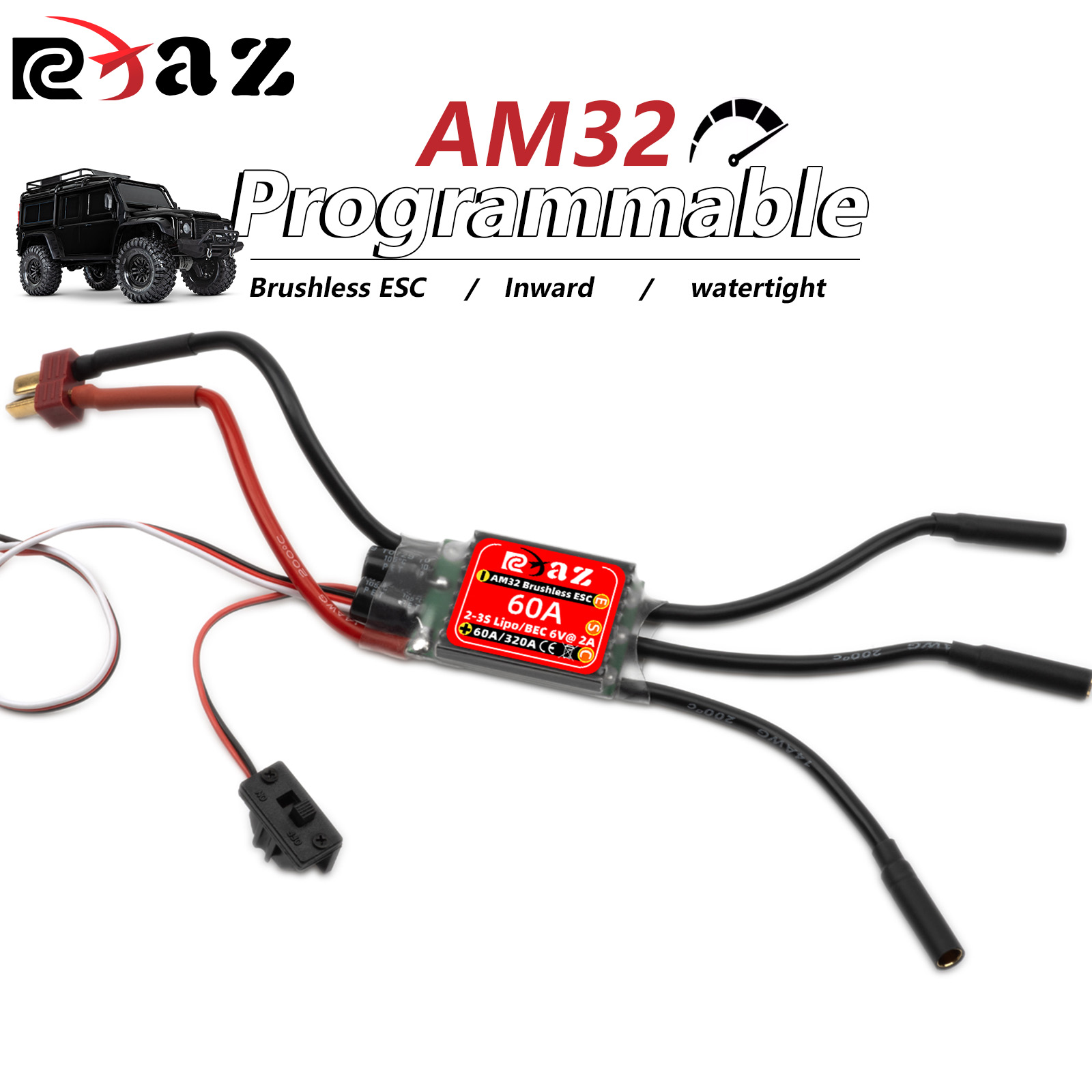 RCXAZ AM32 60A Fırçasız ESC El - Rc Submarine Water incelemesi ve fiyatı