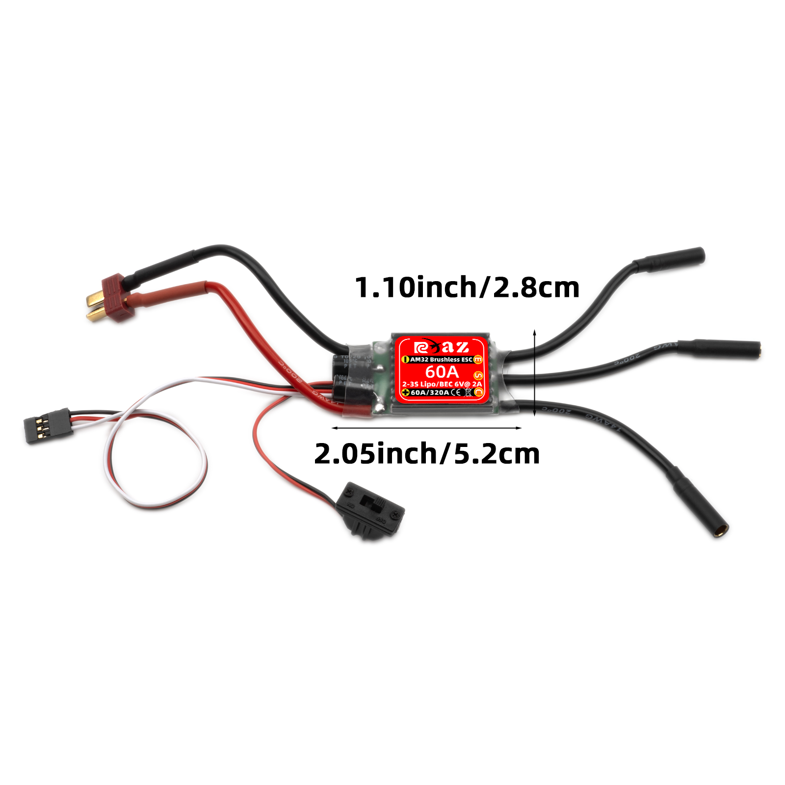 RCXAZ AM32 60A Fırçasız ESC El - Rc Submarine Water incelemesi ve fiyatı
