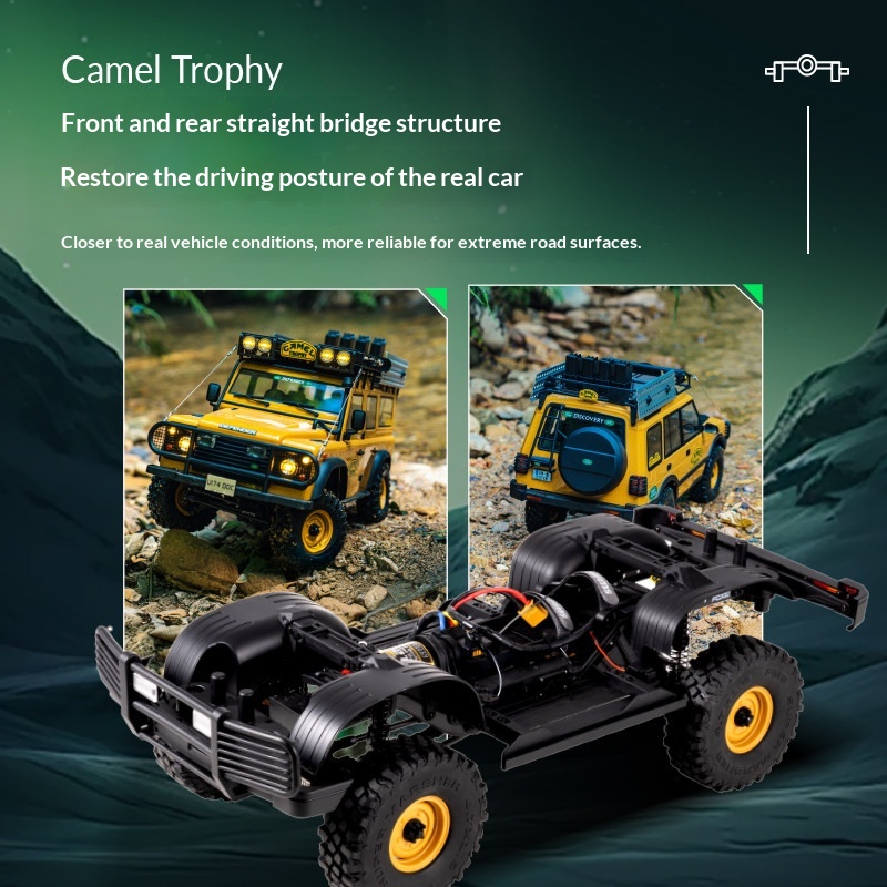 Fcx10 1/10 Ölçekli Camel Troph - Rc Hobby Track incelemesi ve fiyatı