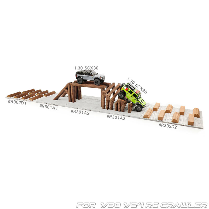 Simüle Edilmiş Ahşap Kazık Yol - Rc Hobby Track incelemesi ve fiyatı
